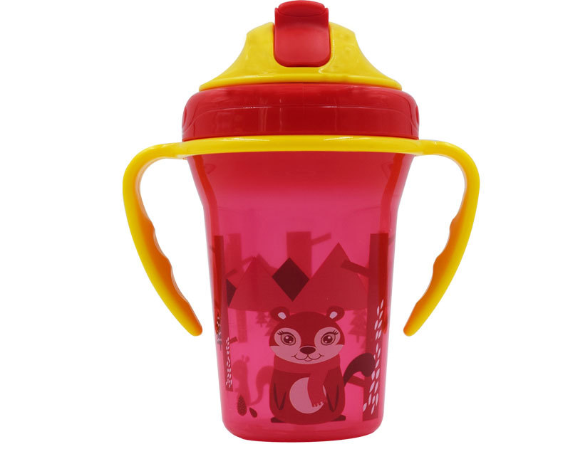 No Spill Sippy Cup With Double Handle